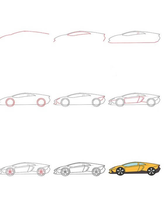 Araba fikri (10) çizimi