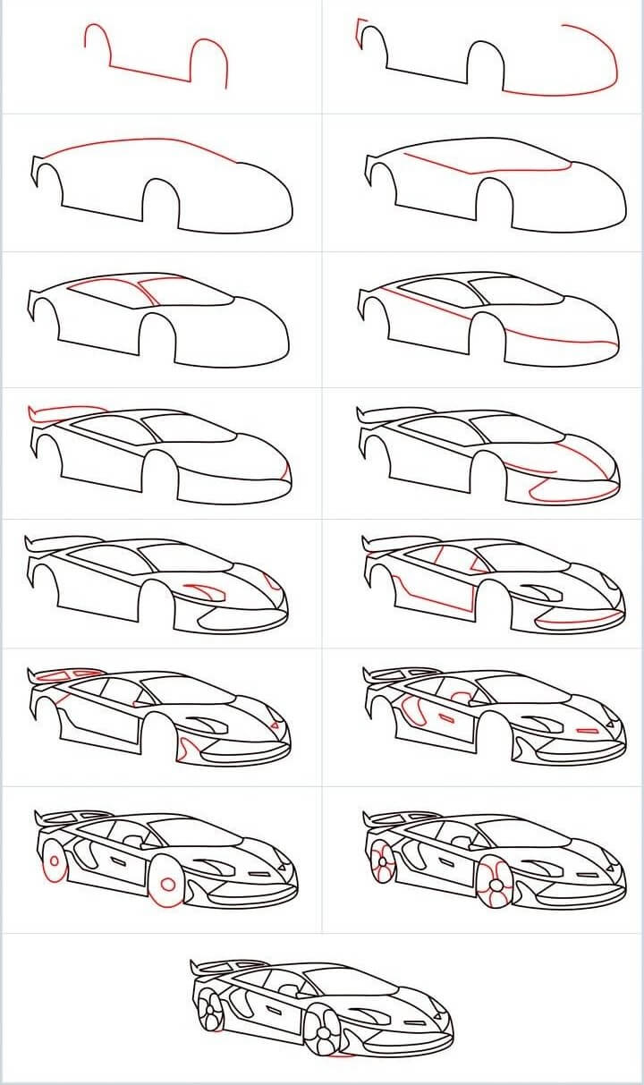 Araba fikri (2) çizimi