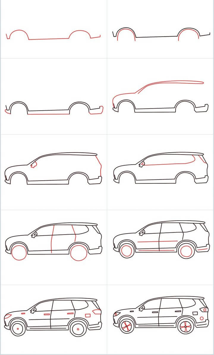 Araba fikri (3) çizimi
