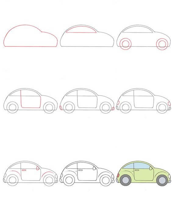 Araba fikri (6) çizimi
