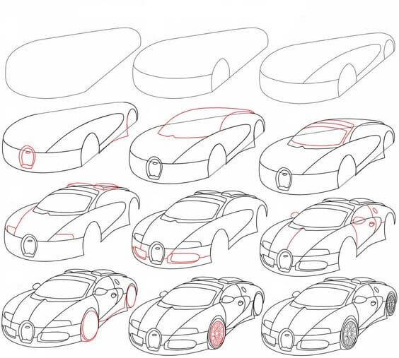 Araba fikri (7) çizimi