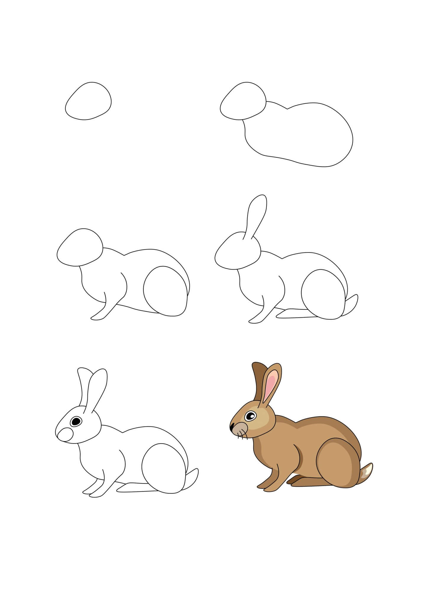 Eski Bir Tavşan çizimi