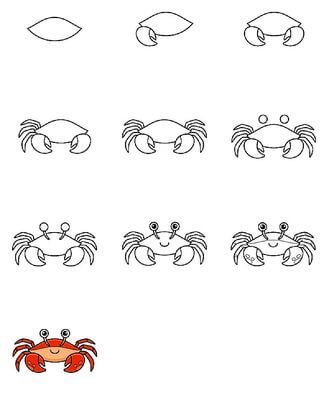 A Crab Idea 3 çizimi