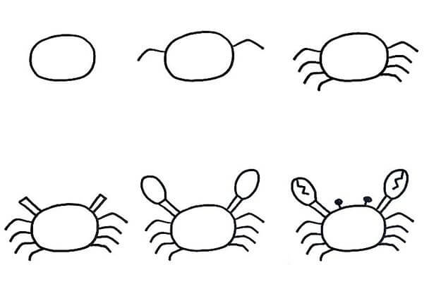 A Crab Idea 5 çizimi
