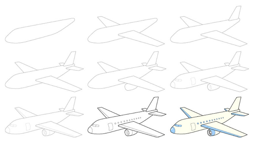 Bir Uçak Fikri 10 çizimi