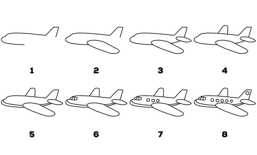 Bir Uçak Fikri 13 çizimi