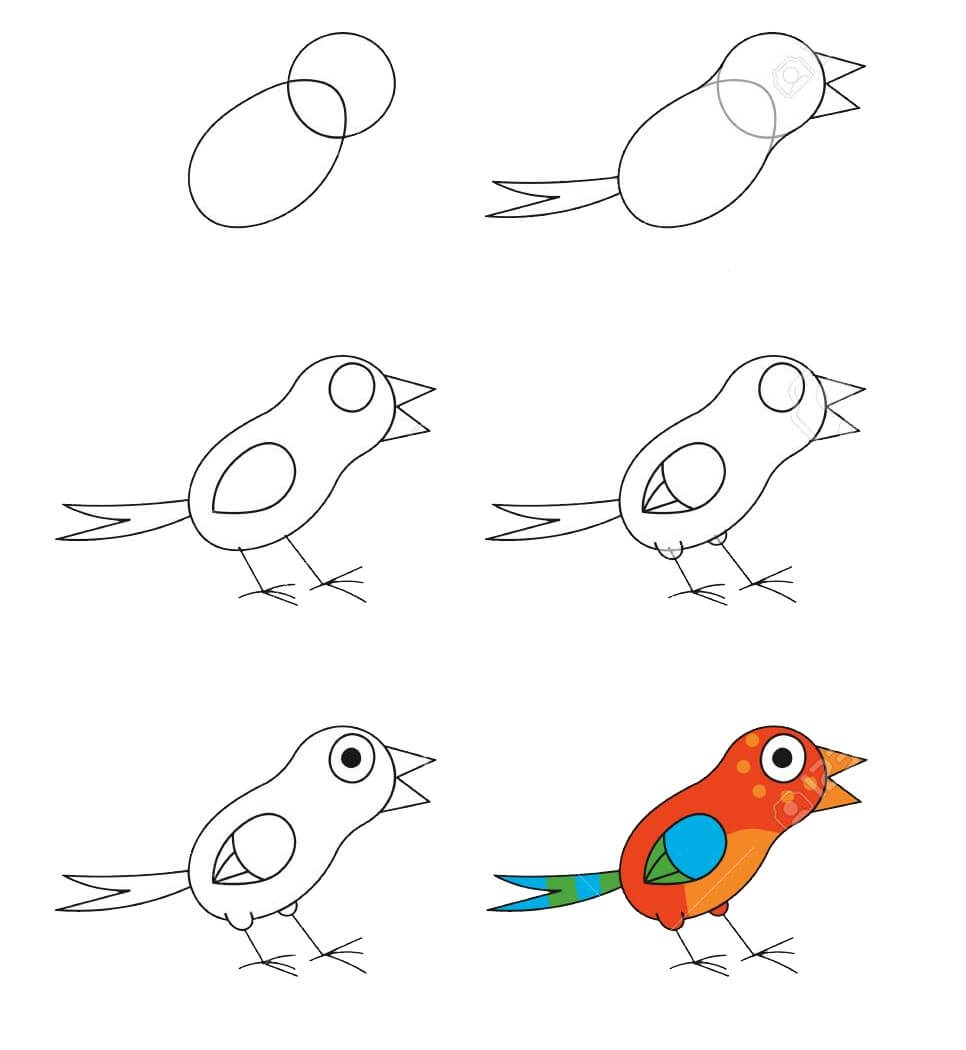 Kuş fikri (23) çizimi