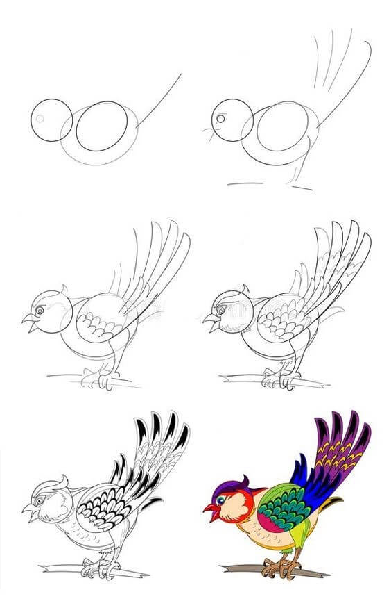 Kuş fikri (26) çizimi
