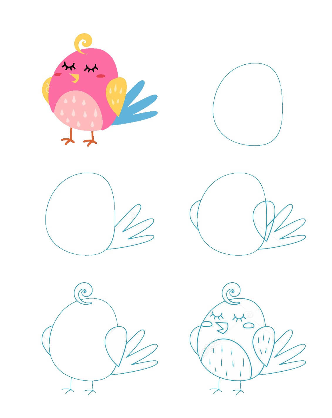 Kuş fikri (30) çizimi