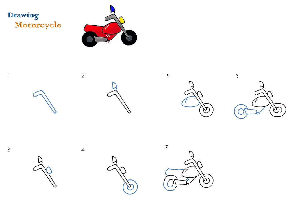 Motosiklet Fikir 15 çizimi