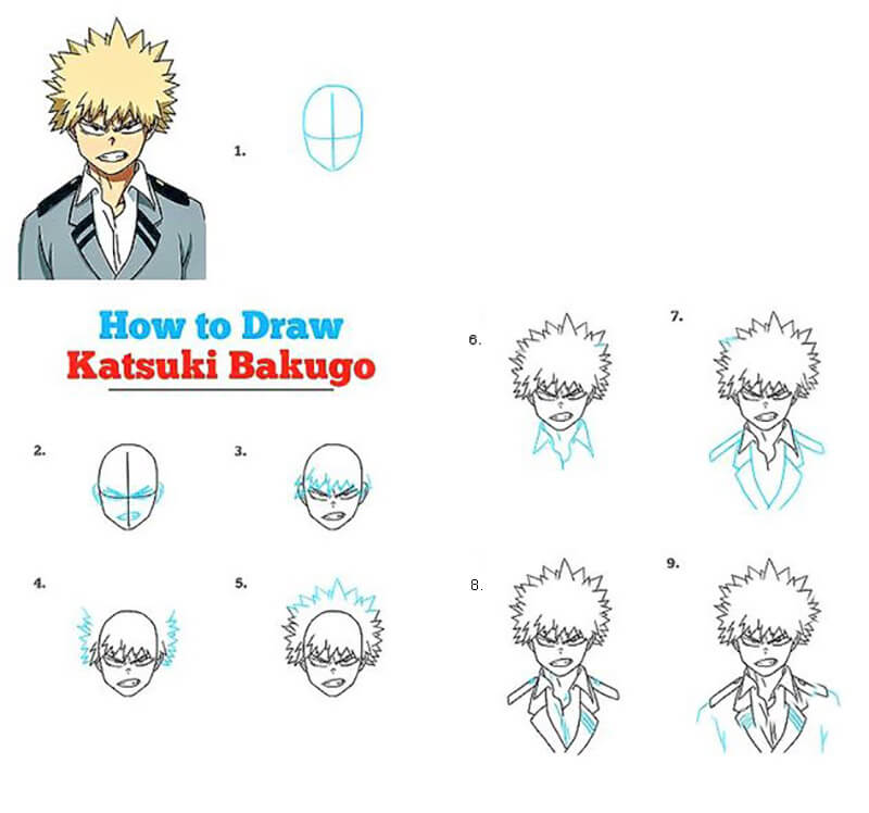 Shimpe Katsuki Bakugo çizimi