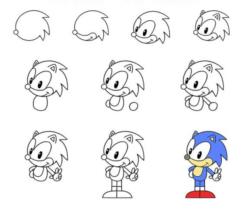 Sonic Fikir 4 çizimi