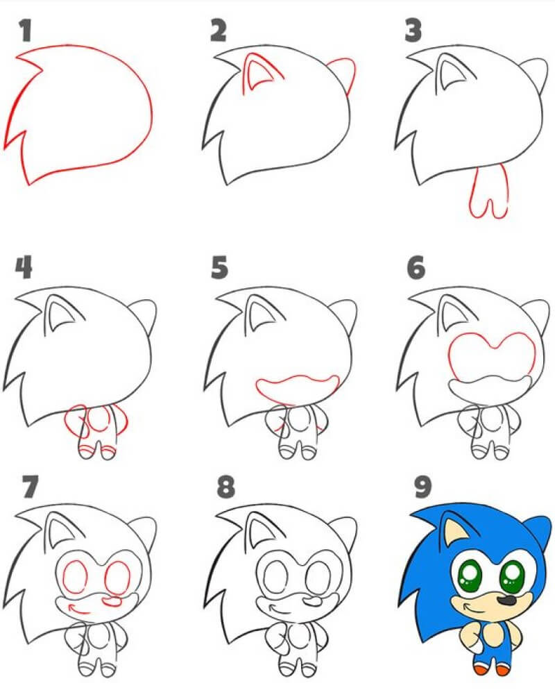 Sonic Fikir 5 çizimi