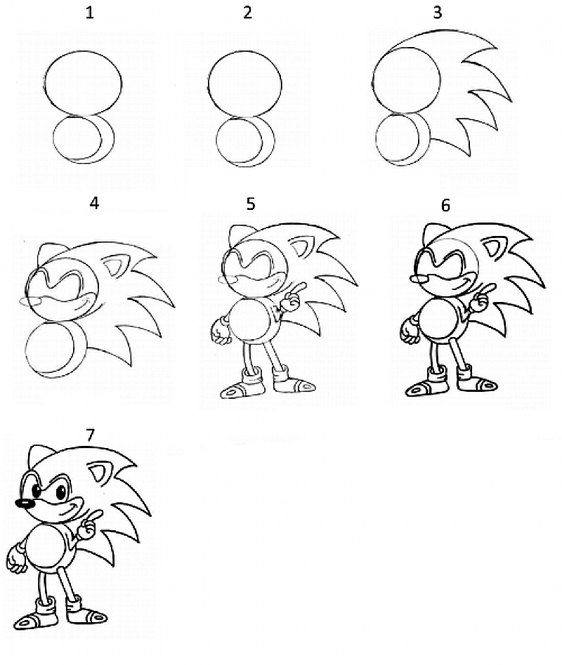 Sonic Fikir 7 çizimi