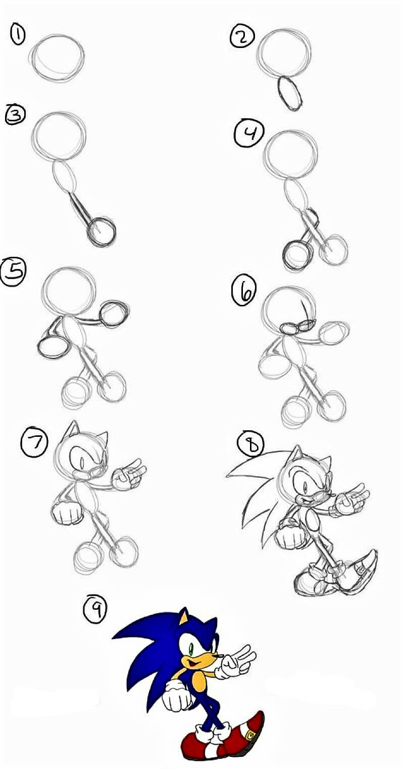 Sonic Fikir 8 çizimi