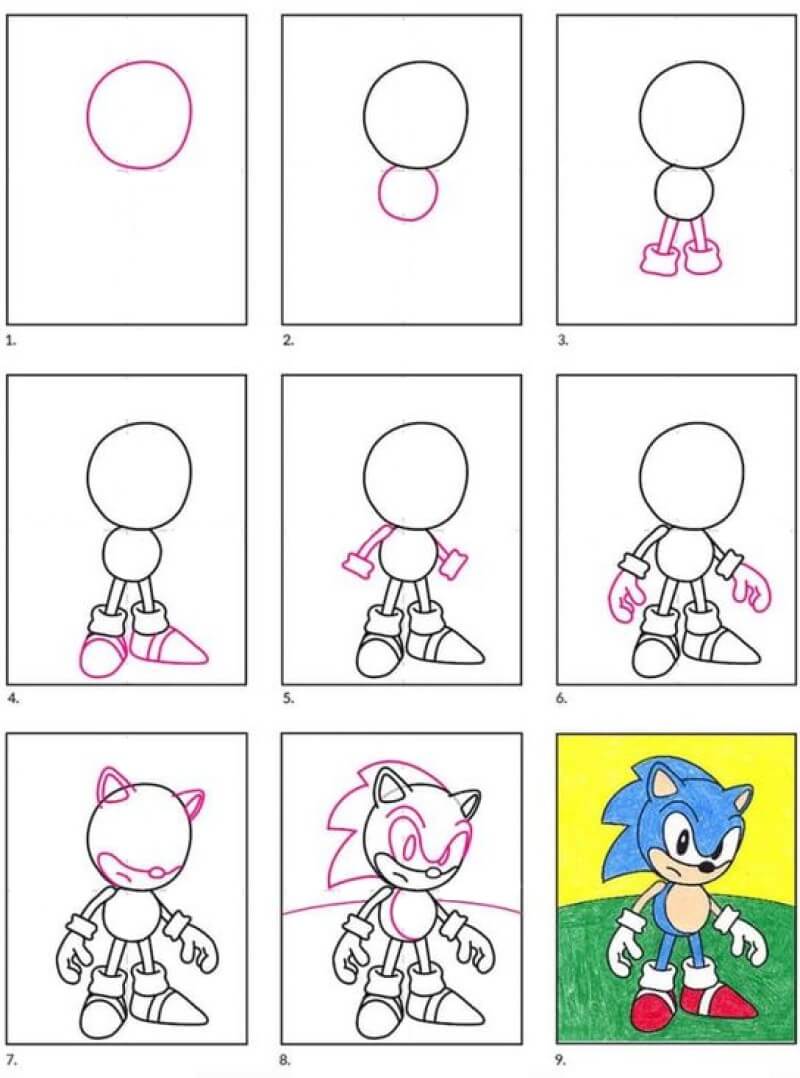 Sonic Fikir 9 çizimi