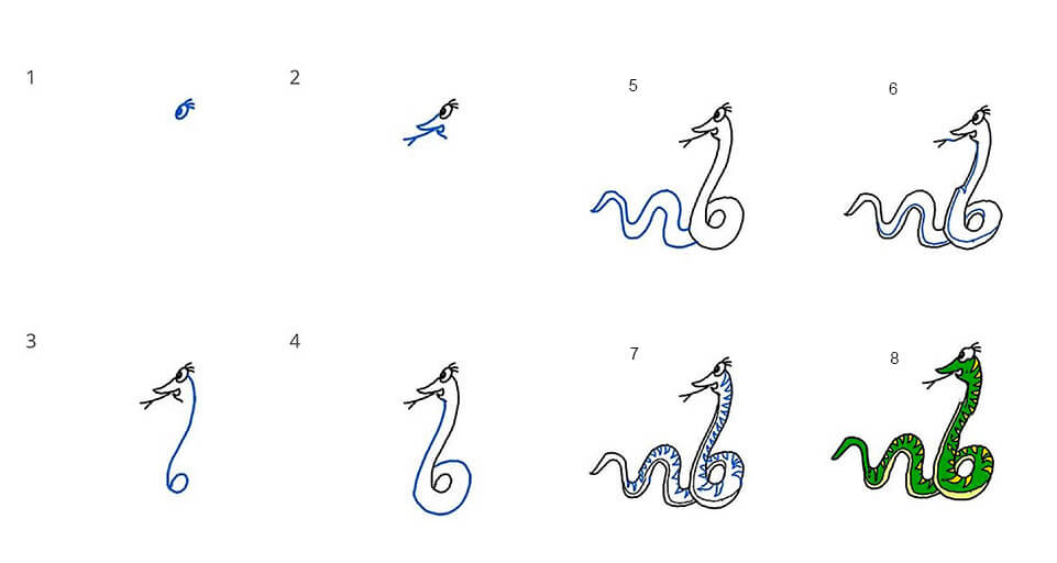 A Snake Idea 9 çizimi