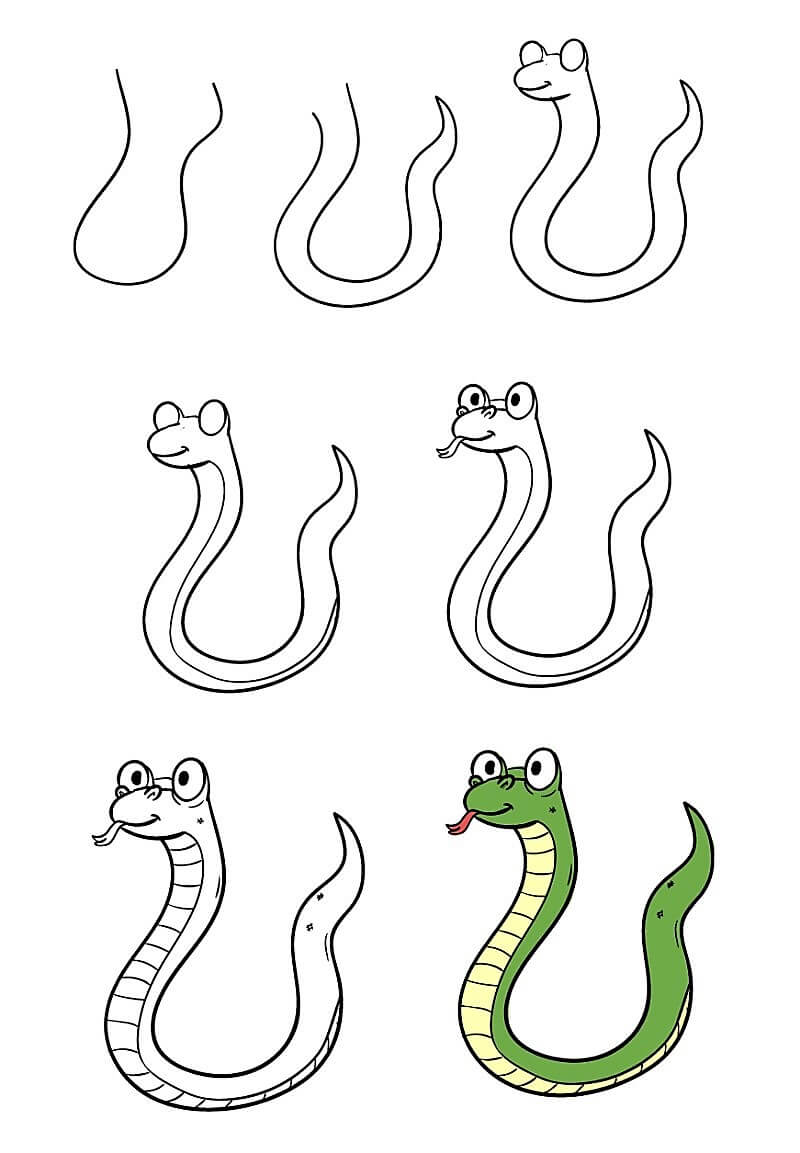 Yılan Yılanı çizimi