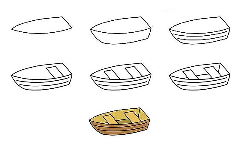 Basit bir tekne çizimi