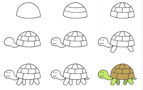 Kaplumbağa fikri 1 çizimi