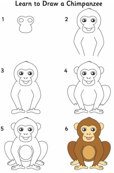 Maymun fikri 5 çizimi