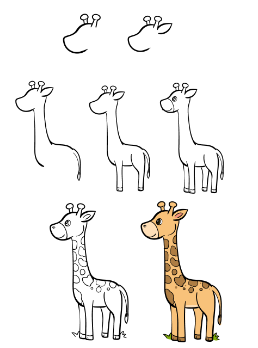 Zürafa fikri 2 çizimi