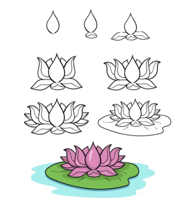Lotus çizimi