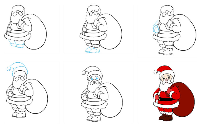 Noel Baba fikri 1 çizimi