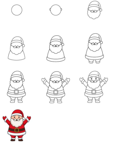 Noel Baba fikri 2 çizimi