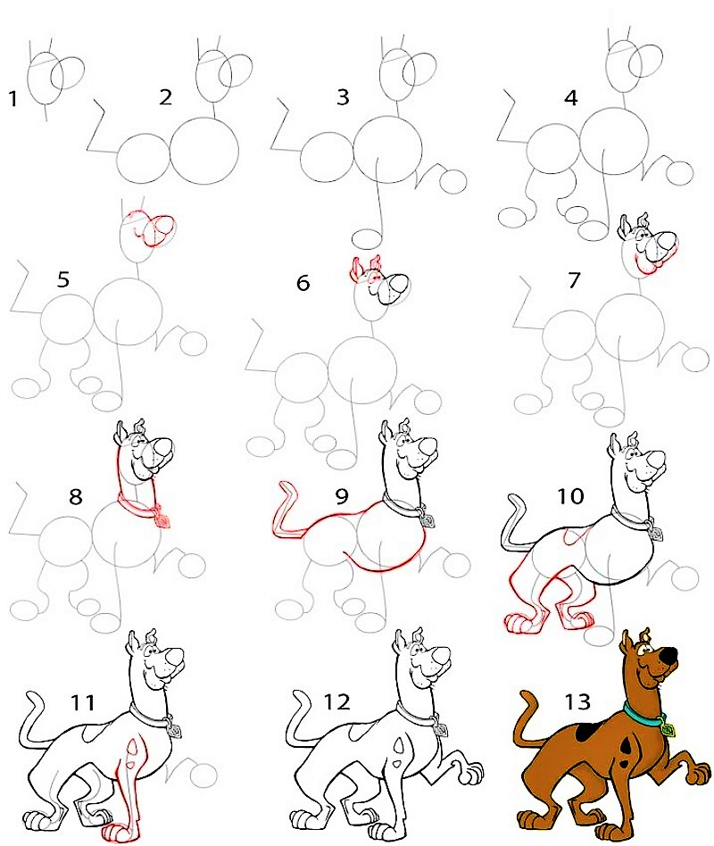 Scooby Doo Fikirleri 8 çizimi