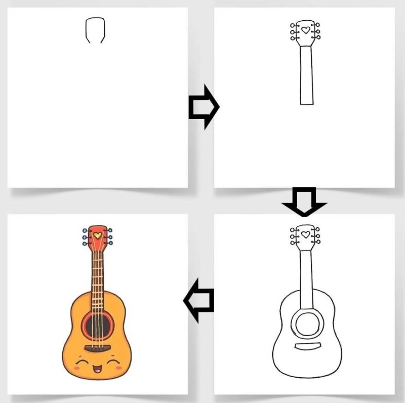 Gitar fikirleri 17 çizimi