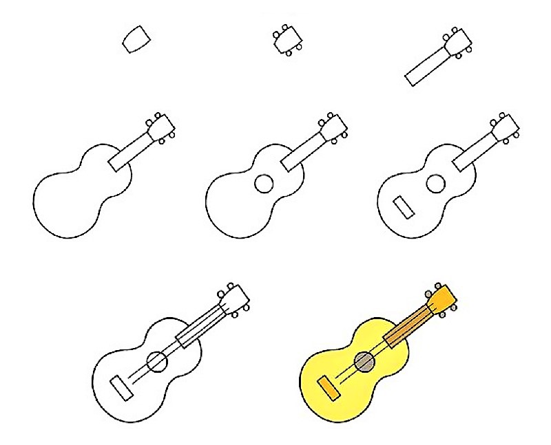 Gitar fikirleri 6 çizimi
