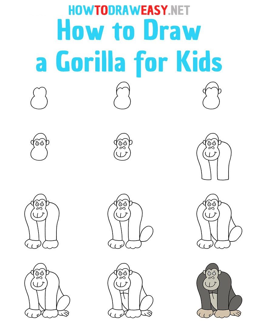 Goril Fikirleri 9 çizimi