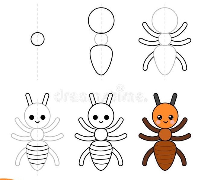 Karınca fikri 11 çizimi