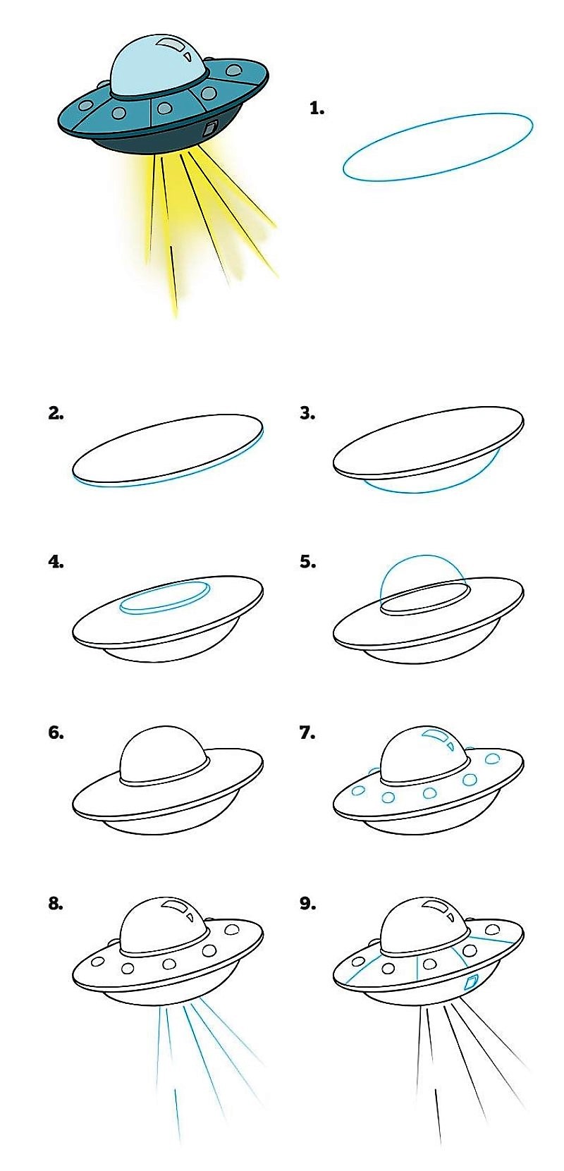 UFO fikri 10 çizimi