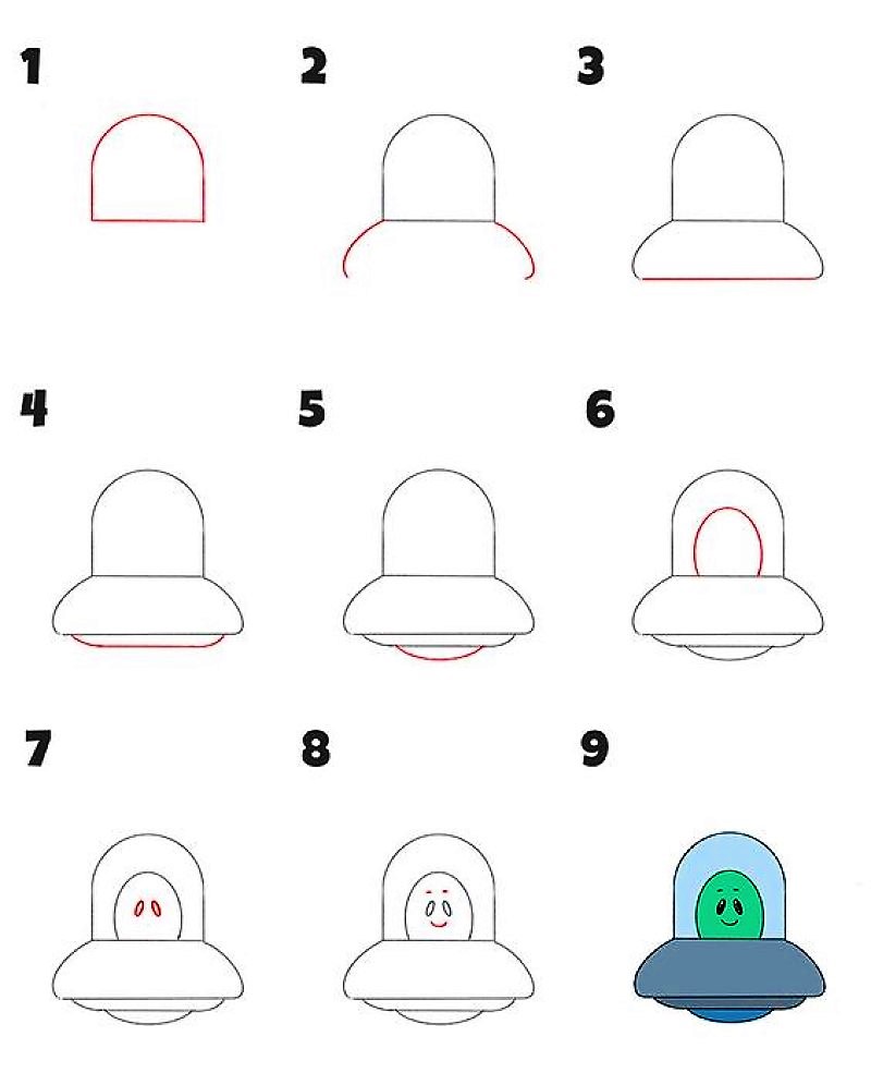 UFO fikri 6 çizimi