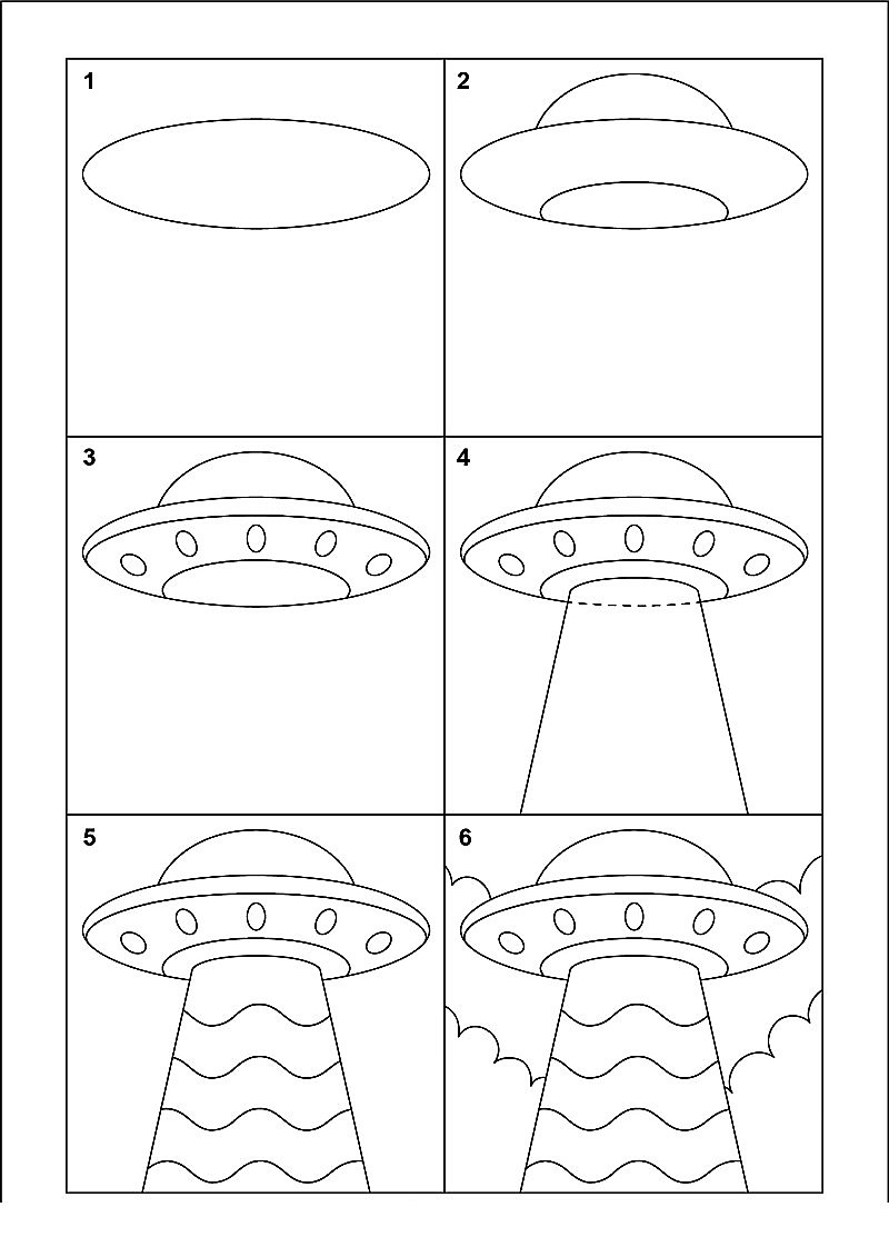 UFO fikri 7 çizimi