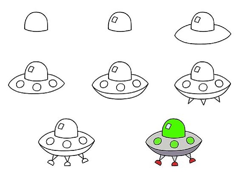 UFO fikri 8 çizimi