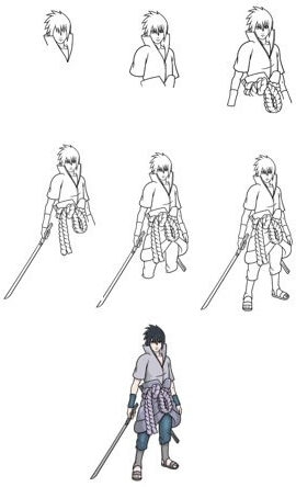 Sasuke çok havalı çizimi