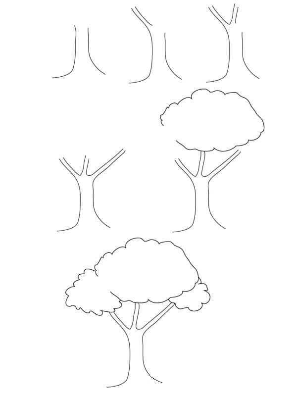 Ağaç fikri (10) çizimi