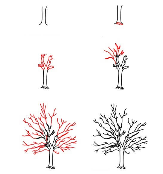 Ağaç fikri (11) çizimi