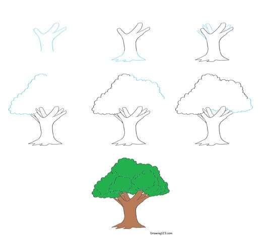 Ağaç fikri (15) çizimi