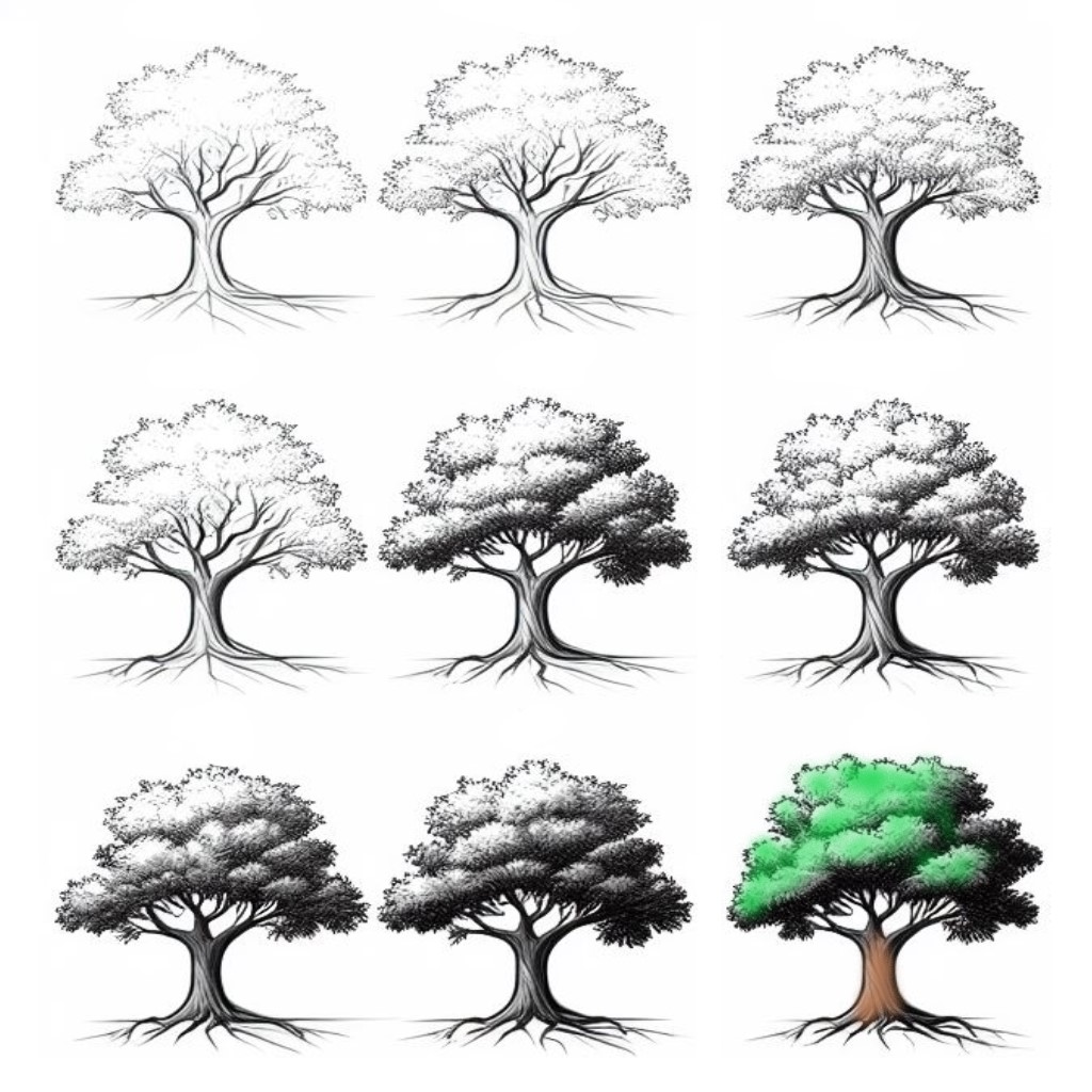 Ağaç fikri (20) çizimi
