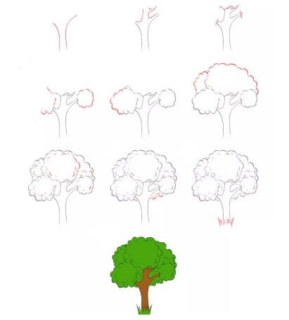Ağaç fikri (6) çizimi