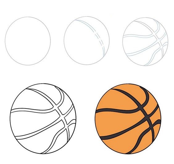 Basketbol fikri (1) çizimi