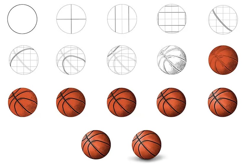 Basketbol fikri (11) çizimi