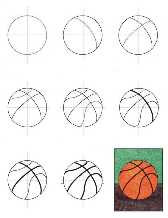Basketbol fikri (9) çizimi