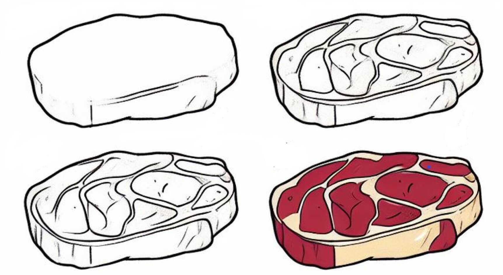 Biftek fikri 9 çizimi