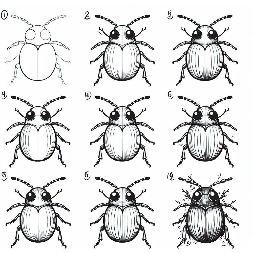 Bir böcek fikri (17) çizimi