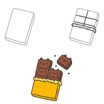 Çikolata fikri (5) çizimi